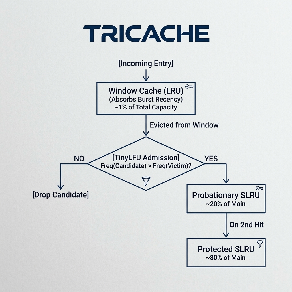Native Window TinyLFU Admission Policy