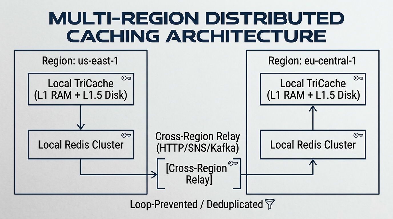 Multi-Cluster Cross-Region Invalidation Relay Architecture