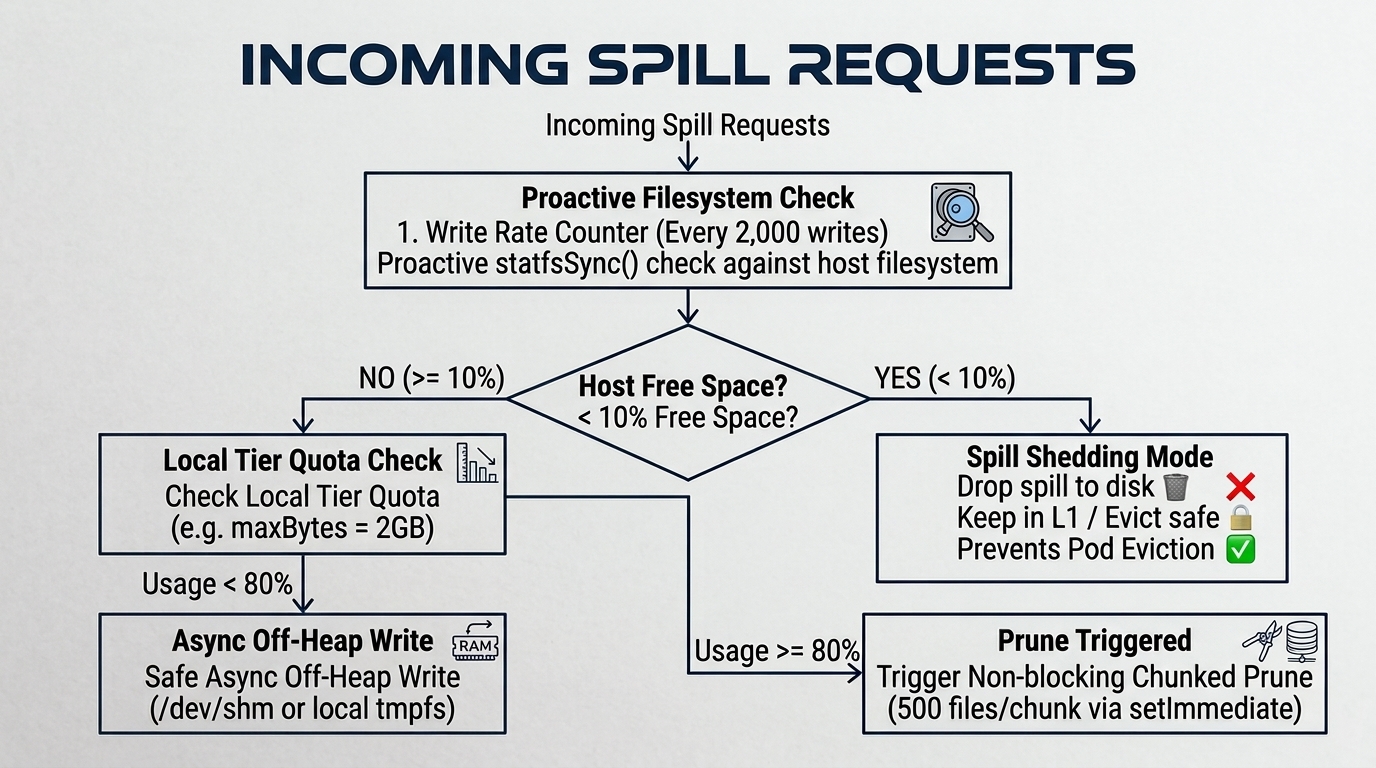 TriCache Spill Request Processing Workflow